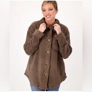 Kookaburra by Ugg Brown Sherpa Jacket